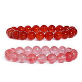 Ethnic Red Stone Beads Bracelets for Women Yoga