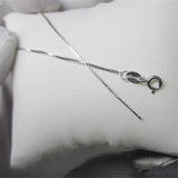 2PCS 925 Sterling Silver Chain Bracelets for Girls Women