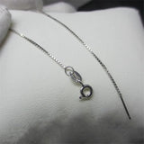 2PCS 925 Sterling Silver Chain Bracelets for Girls Women