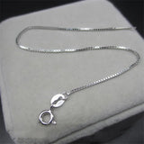 2PCS 925 Sterling Silver Chain Bracelets for Girls Women