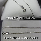 2PCS 925 Sterling Silver Chain Bracelets for Girls Women