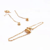 2PCS Magnet Buckle Bracelet Chains 14k Plated Jewelry Findings DIY Earrings