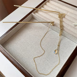 2PCS Tassel Hairpins Golden Alloy Fan Shaped Headpiece Charm Hair Jewelry