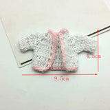 2PCS Mini Knitting Skirt DIY Doll Decorative Supplies