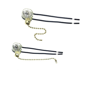 2PCS Fan Pull Chain Ceiling Fan Light Lamp Replacement Pull Chain