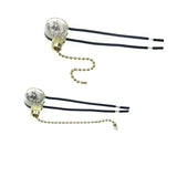 2PCS Fan Pull Chain Ceiling Fan Light Lamp Replacement Pull Chain