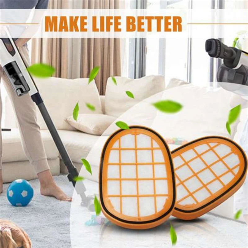2PCS Roller Brush HEPA Filter for FC6822 FC6823 FC6827 FC6908 FC6906