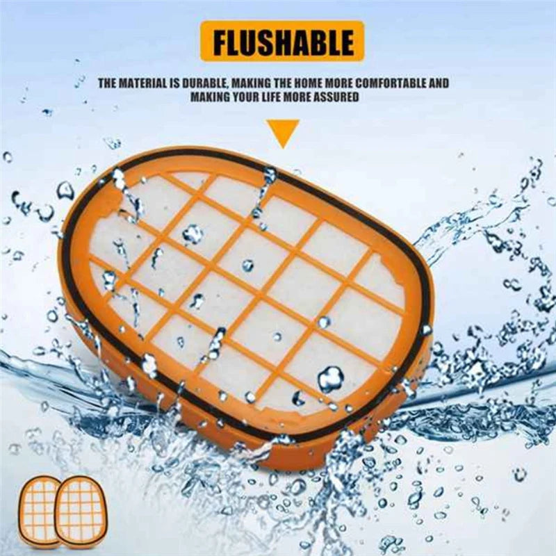 2PCS Roller Brush HEPA Filter for FC6822 FC6823 FC6827 FC6908 FC6906