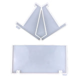 2PCS Wall Hanging Panel Epoxy Resin Mold DIY Storage Rack Silicone Mold