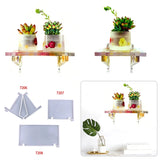 2PCS Wall Hanging Panel Epoxy Resin Mold DIY Storage Rack Silicone Mold