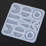 2PCS Silicone Earring Mold for Jewelry Making Craft