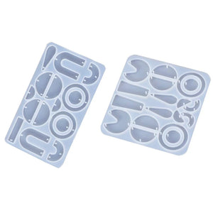 2PCS Silicone Earring Mold for Jewelry Making Craft