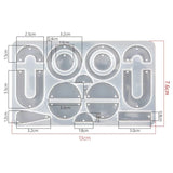 2PCS Silicone Earring Mold for Jewelry Making Craft