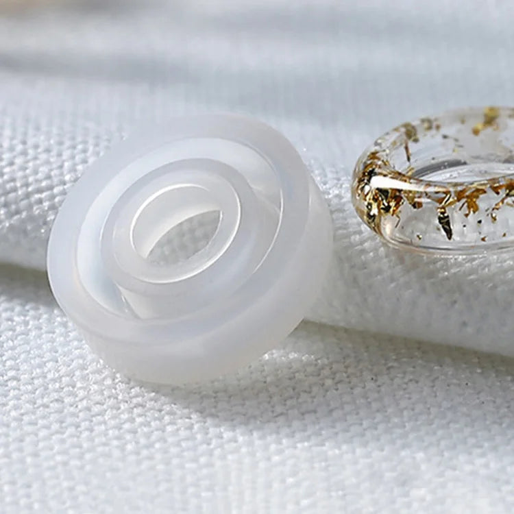 2PCS Silicone Mold for Jewelry Ring Resin Mould DIY Craft Epoxy Resin Molds