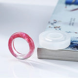 2PCS Silicone Mold for Jewelry Ring Resin Mould DIY Craft Epoxy Resin Molds