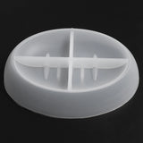 2PCS Silicone Soap Dish Resin Mold Oval/Square Drain Soap Box Epoxy Resin