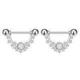 2PCS Snake Rabbit Heart Nipple Shield Women Nipple Rings Barbell