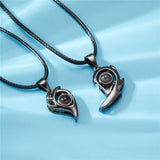 Stainless Steel 100 Languages I Love You Projection Couple Necklace