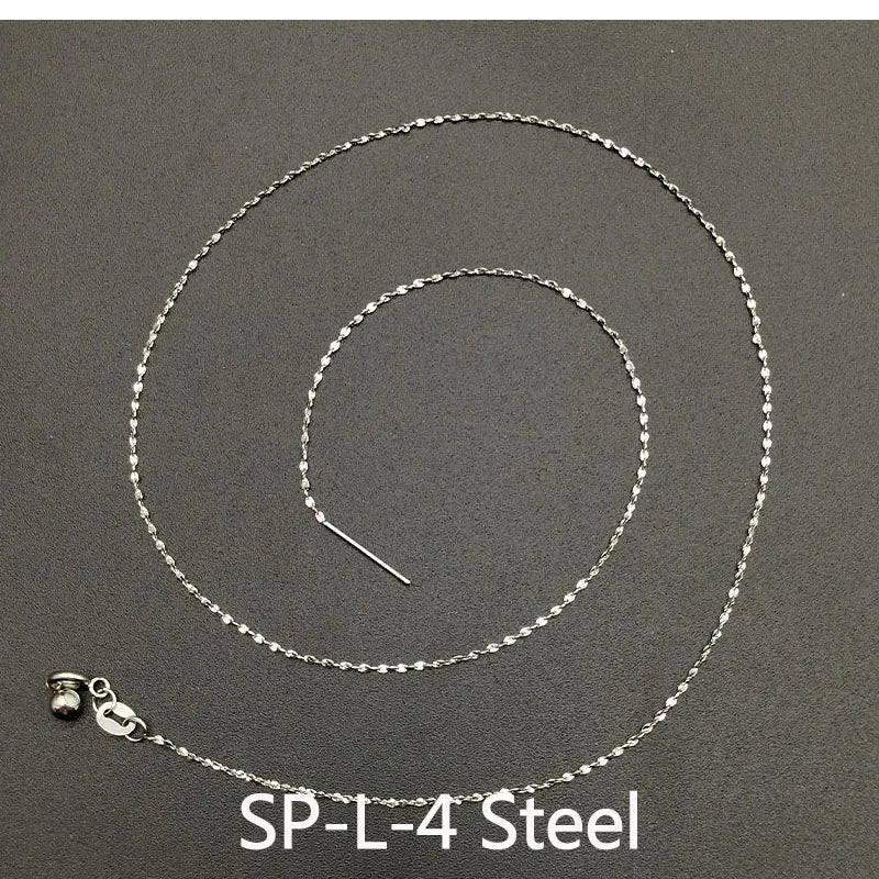 2PCS Stainless Steel Star Necklace Chain for Women
