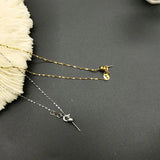 2PCS Stainless Steel Star Necklace Chain for Women
