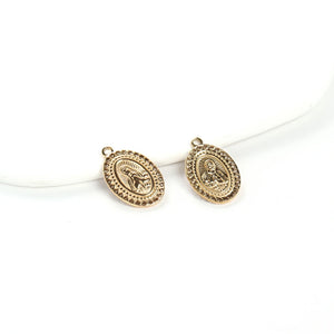 Stainless Steel Virgin Mary Pendant DIY Necklace