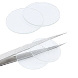 2PCS 2.0mm Round Watch Glass 20-46mm Smartwatch Replacement Crystal Flat Mirror