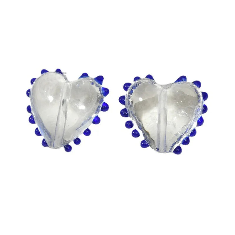 2PCS Transparent Dots Lace Bead For DIY Jewelry Making