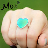 2PCS Bohemia Change Mood Ring Emotion Feeling Temperature Control Ring for Women