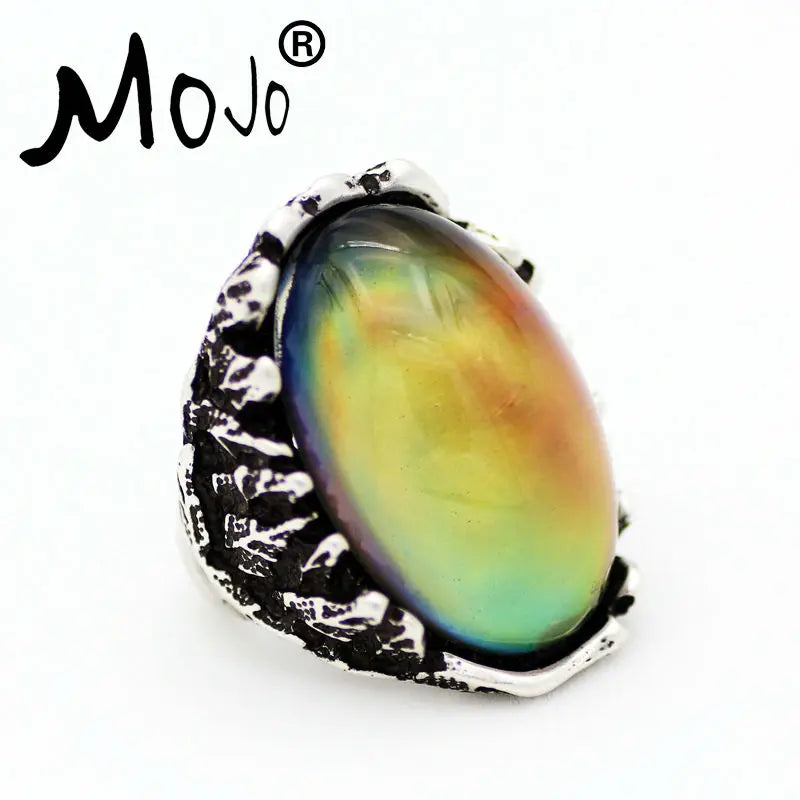 Bohemia Retro Mood Ring Temperature Control Changeable Ring for Women