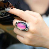 Bohemia Retro Change Mood Ring Emotion Feeling Changeable Ring