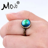 Bohemia Retro Change Mood Ring Emotion Feeling Changeable Ring