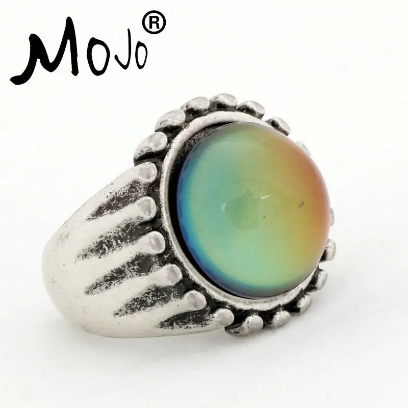 Vintage Bohemia Retro Change Mood Ring Emotion Feeling Ring