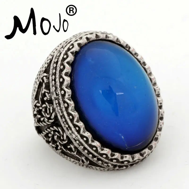Vintage Retro Mood Ring Emotion Changeable Temperature Control Ring for Women