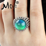 Vintage Bohemia Retro Change Mood Ring Emotion Feeling Ring