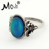 2PCS Bohemia Retro Mood Ring Emotion Feeling Changeable Temperature Control Ring