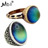 Vintage Bohemia Retro Mood Ring Temperature Control Ring for Women