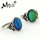 Bohemia Retro Mood Ring Temperature Control Changeable Ring for Women