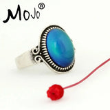 Vintage Mood Ring Set Wedding Rings of Strength for Women Men Jewelry