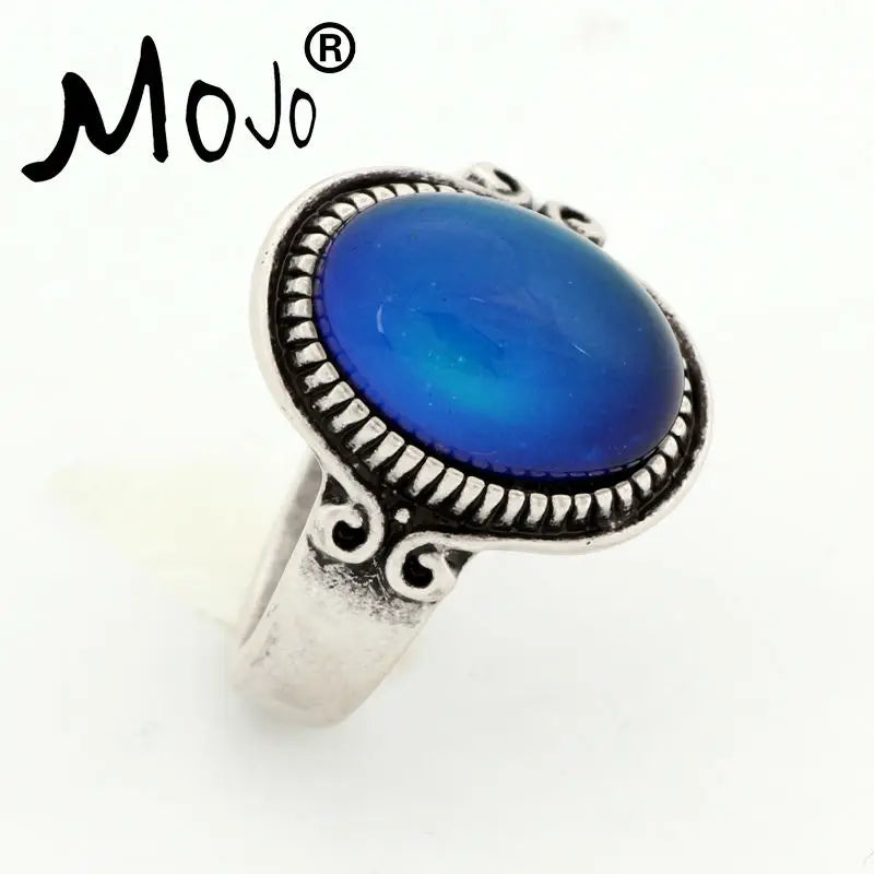 2PCS Vintage Wedding Ring Set Mood Ring That Changes RS009-053