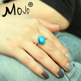 2PCS Vintage Mood Ring Set Wedding Rings for Women Men RS050-002