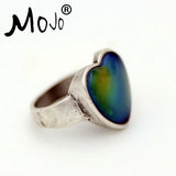 2PCS Vintage Mood Ring Set Wedding Rings of Strength for Women Men RS019-056