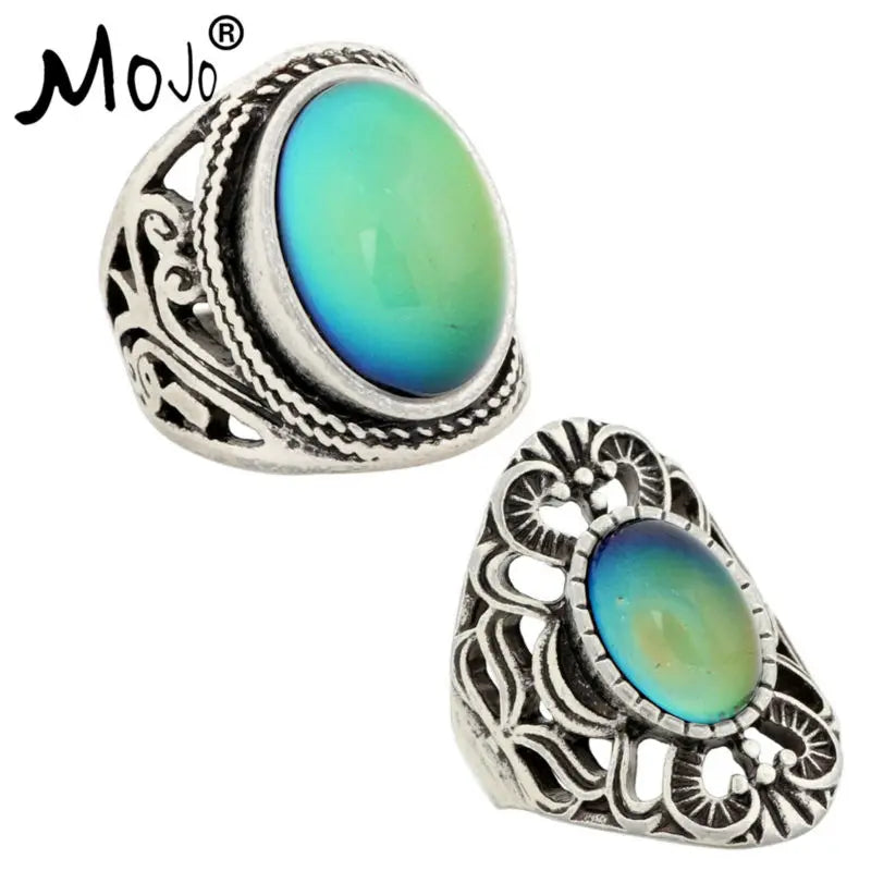2PCS Vintage Mood Wedding Rings Set RS019-013