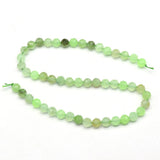 2PCS Green Prehnite Round Beads 6/8/10mm DIY Necklace Bracelet Charm Jewelry