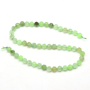 2PCS Green Prehnite Round Beads 6/8/10mm DIY Necklace Bracelet Charm Jewelry