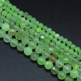 2PCS Green Prehnite Round Beads 6/8/10mm DIY Necklace Bracelet Charm Jewelry