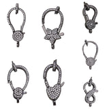 2PCS Zircon Lobster Clasp for Jewelry Making