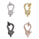 2PCS Zircon Lobster Clasp for Jewelry Making