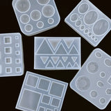 Silicone Mold for Earrings Pendant Making Resin Jewelry Tool