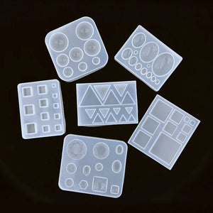 Silicone Mold for Earrings Pendant Making Resin Jewelry Tool