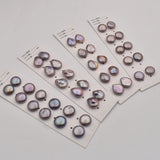 2PCS Freshwater Pearl Purple Coin Baroque Pearl 13-14mm Nature Beads